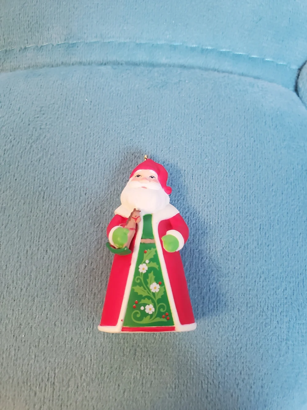 2014 Hallmark Keepsake Santa The Toy Bringer Miniature Ornament QXM8526